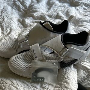 Nike Black and White SuperRep Cycling  Shoes